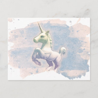 Unicorn Post Card (Moon Dreams)