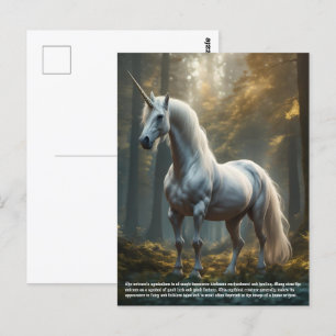 Unicorn  postcard