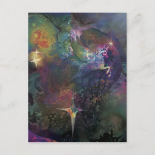Unicorn*** Postcard