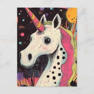 Unicorn Postcard