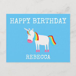 Unicorn Postcard