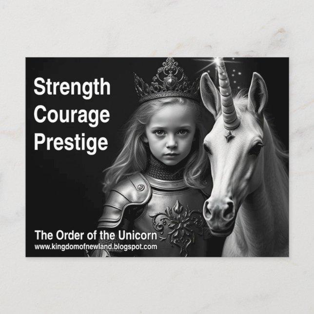 Unicorn Postcard (Front)