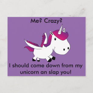 Unicorn Postcard