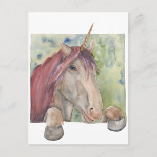 Unicorn Postcard