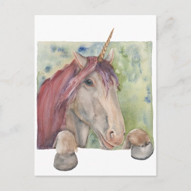 Unicorn Postcard (Front)