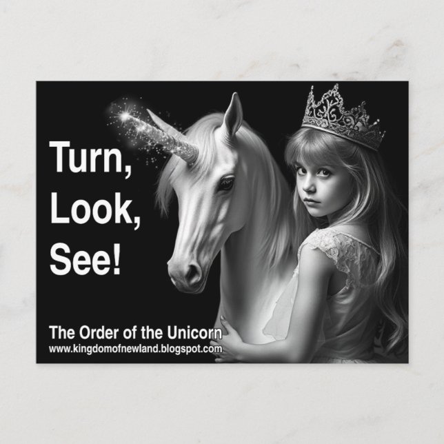 Unicorn Postcard (Front)