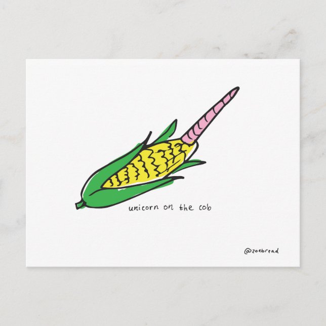 unicorn postcard (Front)