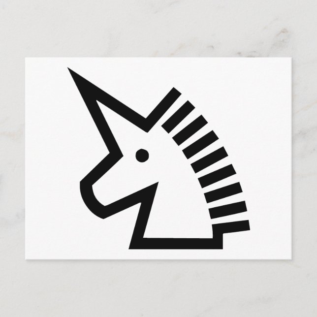 Unicorn Postcard (Front)