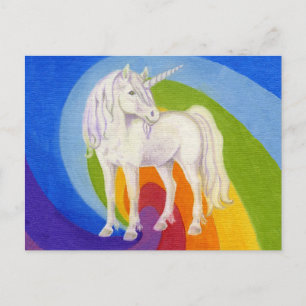 Unicorn postcard