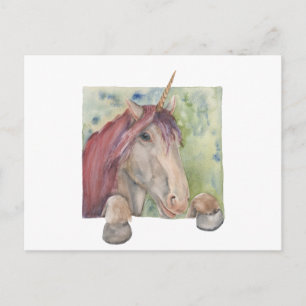 Unicorn Postcard