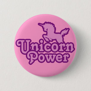 Unicorn Power! Fun Novelty Buttons