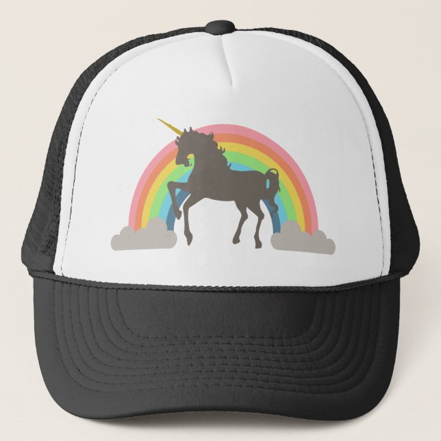 Unicorn Power Trucker Hat (Front)