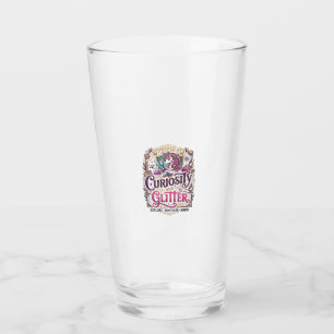 Unicorn Powered by Curiosity and Glitter Stylish W Glass