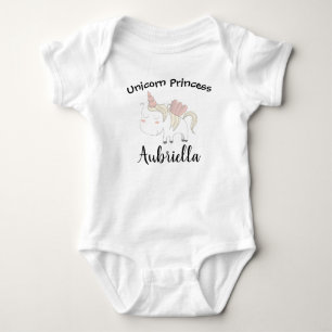 Unicorn Princess Baby Bodysuit