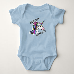 Unicorn Princess Design - Baby Jersey Bodysuit