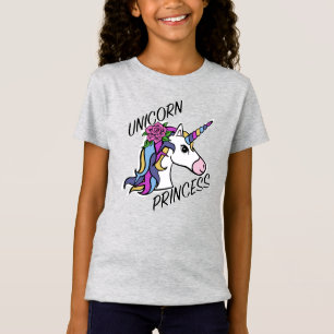 Unicorn Princess Design - Girls' Fine Jersey T-Shi T-Shirt