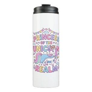 Unicorn Princess of the Unicorn Realm Charming POD Thermal Tumbler