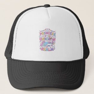 Unicorn Princess of the Unicorn Realm Charming POD Trucker Hat