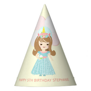 Unicorn Princess Party Hat