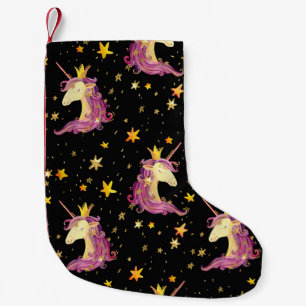 Unicorn Princess: Watercolor Fairy Tale Small Christmas Stocking