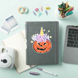 Unicorn Pumpkin Halloween Design