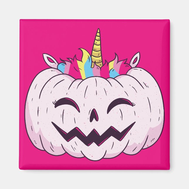 Unicorn Pumpkin Magnet (Front)