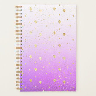 Unicorn Purple Glitter  Planner