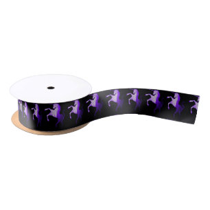 UNICORN - PURPLE SATIN RIBBON