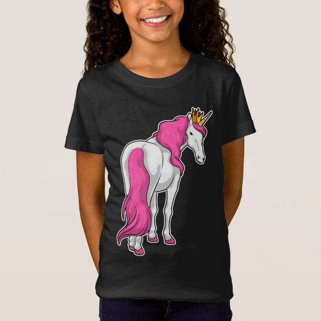 Unicorn Queen Crown T-Shirt (Front)