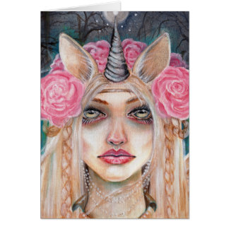Unicorn Queen w Golden Eyes