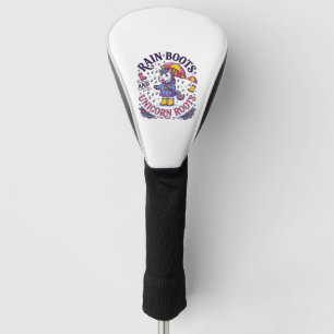 Unicorn Rain Boots and Unicorn Roots Commercial Sh Golf Head Cover