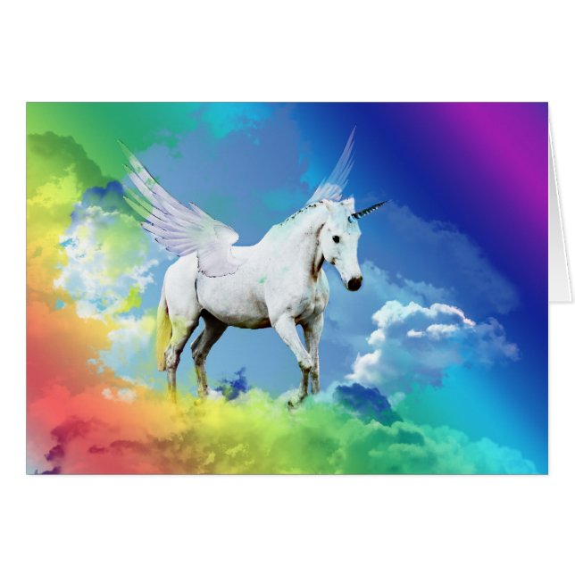 Unicorn Rainbow (Front Horizontal)