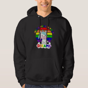 Unicorn Rainbow Colourful Sunset Cloud Dream Dream Hoodie