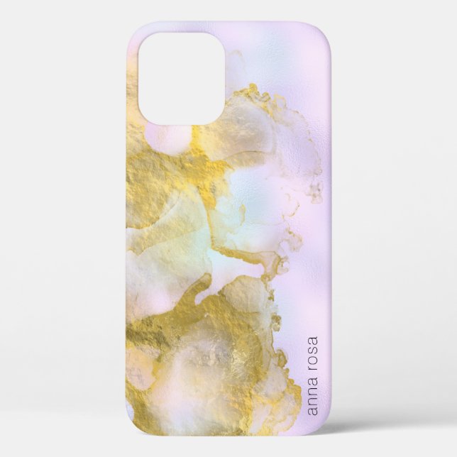*~* Unicorn Rainbow Holograghic Pastel Magic AP1 Case-Mate iPhone Case (Back)