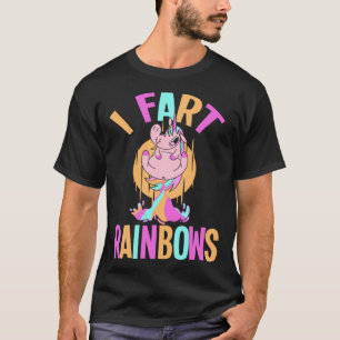 Unicorn Rainbow  I Fart Rainbows  2 T-Shirt