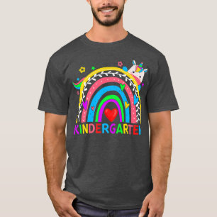 Unicorn Rainbow Kindergarten Teacher First Day of T-Shirt