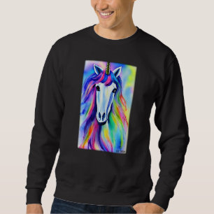 Unicorn Rainbow Magic Fairy Tale Fabulous Animal Sweatshirt