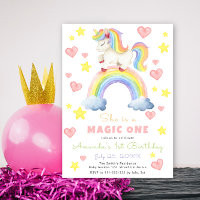 Unicorn Rainbow Magic One First Birthday