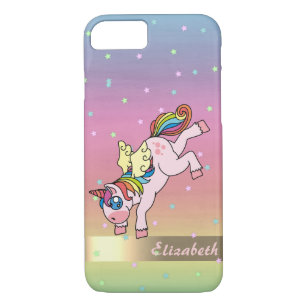 Unicorn Rainbow, Stars - Personalised Case-Mate iPhone Case