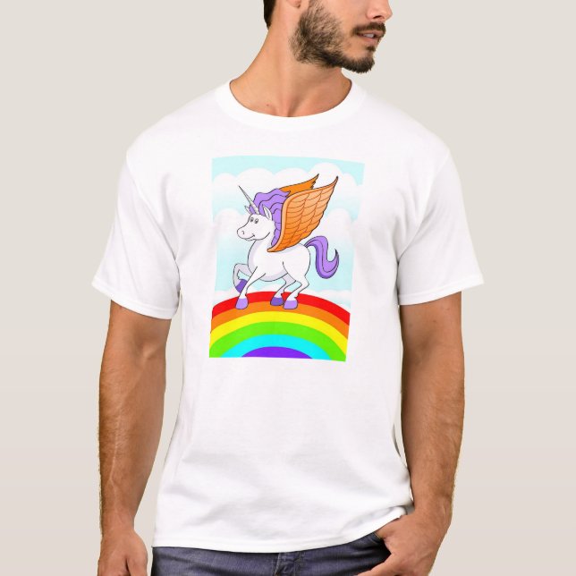 unicorn rainbow T-Shirt (Front)