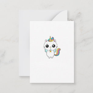 Unicorn, rainbow unicorn, cute card