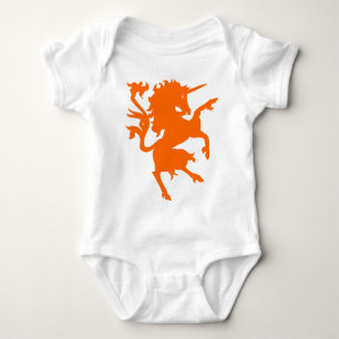 Unicorn Rampant Baby Bodysuit