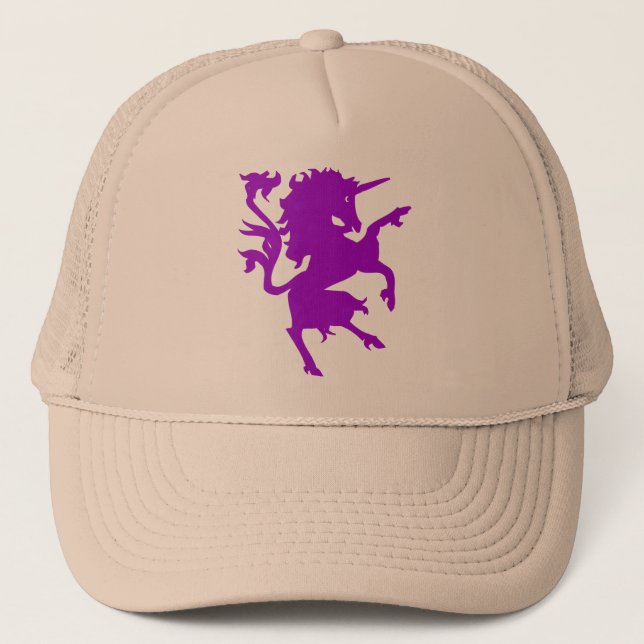 Unicorn Rampant Trucker Hat (Front)