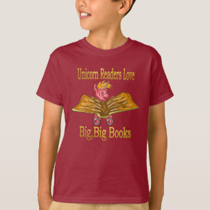 Unicorn Readers Love Big, Big Books Colour Tee