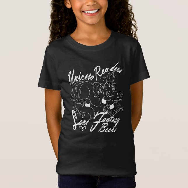 Unicorn Readers Love...White Logo Tee (Front)