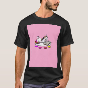 Unicorn Reading Book T-Shirt