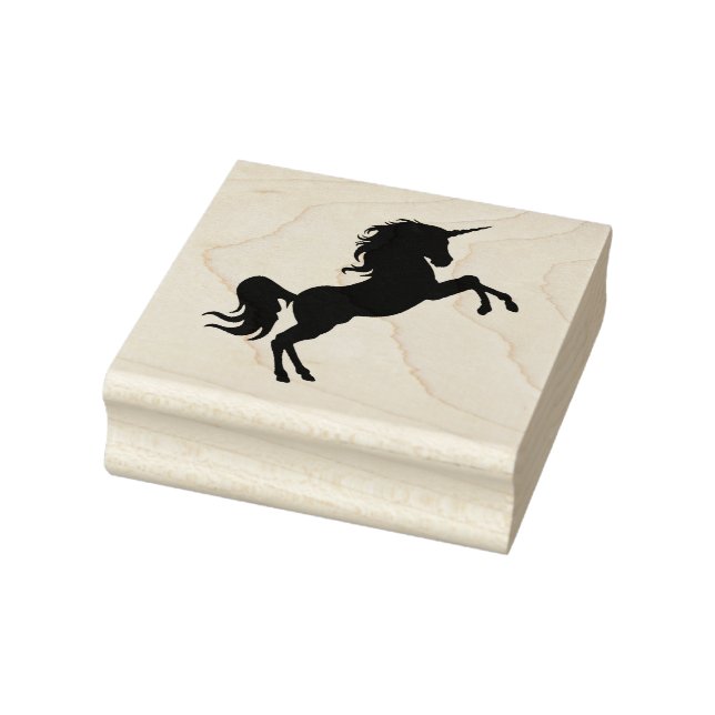 Unicorn Rearing Premium Quality Rubber Stamp (Stamp)