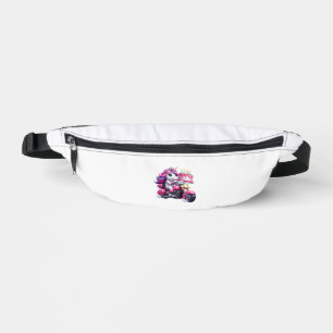 Unicorn Riding A Motorcycle Boys Women Kids Adults Bum Bags