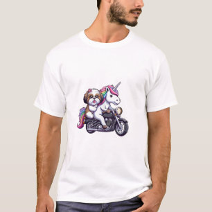 Unicorn Riding A Motorcycle Girls Women Kids Men S T-Shirt