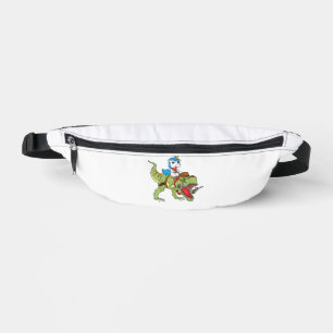 Unicorn Riding Dinosaur Kids Boys Girls Cowboy T-R Bum Bags